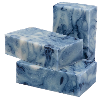Organic Blue Cypress Swirl Soap Bar - 4 oz